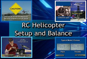 RC Helicopter Setup & Balance on DVD